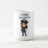 IT-beveiliging: digitale verdediger Koffiemok (Center)