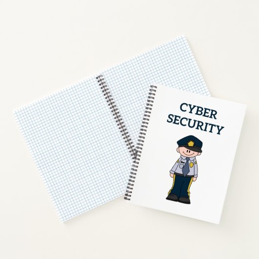 IT-beveiliging: digitale verdediger Notitieboek (Binnen)