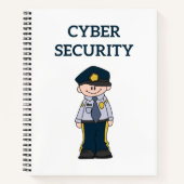 IT-beveiliging: digitale verdediger Notitieboek (Voorkant)