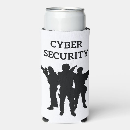 IT-beveiliging: het digitale defensieteam Seltzer Blikjeskoeler (Seltzer Voorkant)