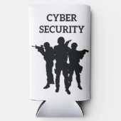 IT-beveiliging: het digitale defensieteam Seltzer Blikjeskoeler (Voorkant)