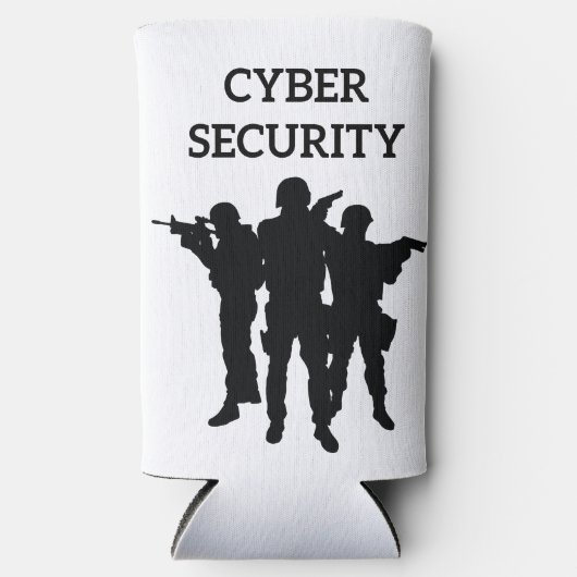 IT-beveiliging: het digitale defensieteam Seltzer Blikjeskoeler (Voorkant)