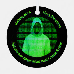 IT-beveiliging tijdens de kerstdagen - Blijf bevei Metalen Ornament