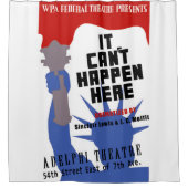 It Can't Happen Here WPA Poster Douchegordijn (Voorkant)