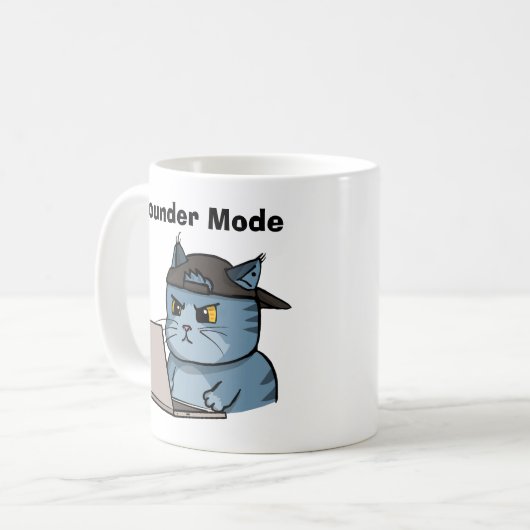 IT Cat. Founder mode Koffiemok (Voorkant links)