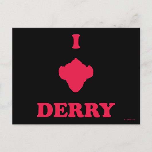 It Chapter 2 | I Love Derry Briefkaart (Voorkant)
