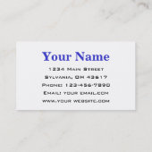 IT Computer Programmer Technicus Visitekaartje (Achterkant)