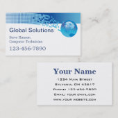 IT Computer Programmer Technicus Visitekaartje (Voorkant / Achterkant)