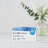 IT Computer Programmer Technicus Visitekaartje (Staand voorkant)