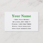 IT Computer Programmer Technicus Visitekaartje (Achterkant)