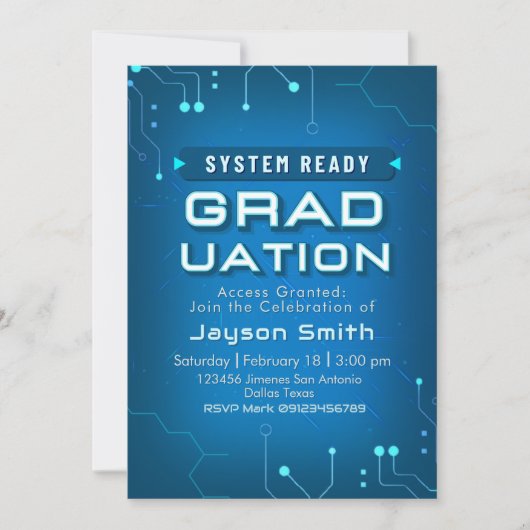 IT - Computer Science Graduation Kaart (Voorkant)