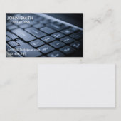 IT-computeroplossingen consultant, freelance IT Visitekaartje (Voorkant / Achterkant)