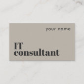 IT-consultant moderne visitekaart Visitekaartje (Voorkant)