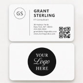 IT Consultant QR Code Logo Professional Visitekaartje