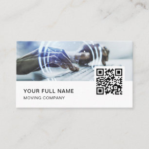 IT Consultant QR Code Logo Social Media Visitekaartje
