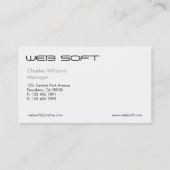 IT-consultant - Visitekaartjes (Achterkant)