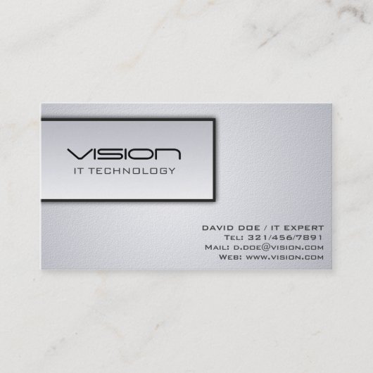 IT-consultant - Visitekaartjes (Voorkant)