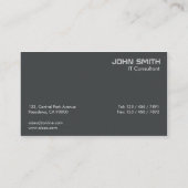 IT-consultant - Visitekaartjes (Achterkant)