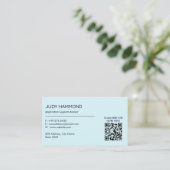 IT-consulting business | futuristisch schijnsel Visitekaartje (Staand voorkant)