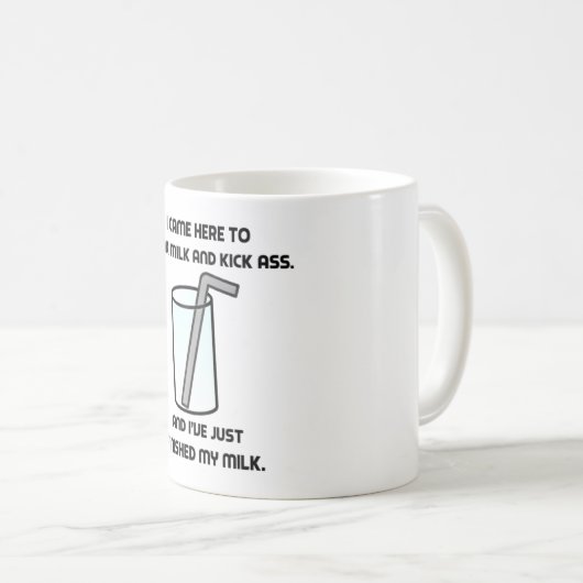 IT Crowd Drink Milk Koffiemok (Voorkant rechts)