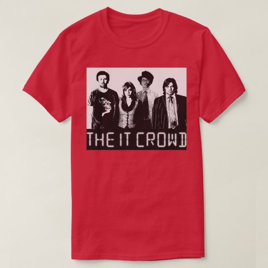 IT Crowd Roy Jen Maurice en Doug T-shirt (Design voorkant)