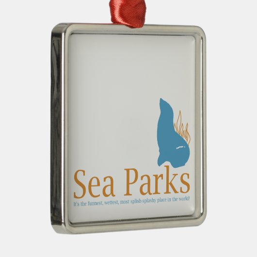 IT Crowd Zee Parks Metalen Ornament (Rechts)