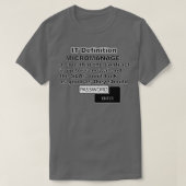 IT Definition Micromanage T-shirt (Design voorkant)