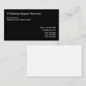 IT Desktop Support Specialist Visitekaartje (Voorkant / Achterkant)