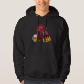 It escalates eh flamingo hoodie (Voorkant)