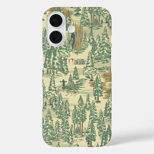 IT Forest-Vissend patroon Case-Mate iPhone Case (Achterkant)