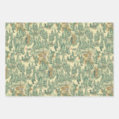 IT Forest-Vissend patroon Inpakpapier Vel (Voorkant 2)