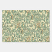 IT Forest-Vissend patroon Inpakpapier Vel (Voorkant)