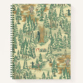 IT Forest-Vissend patroon Notitieboek (Voorkant)