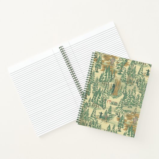 IT Forest-Vissend patroon Notitieboek (Binnen)