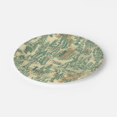 IT Forest-Vissend patroon Papieren Bordje (Gekanteld)