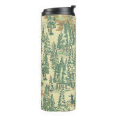 IT Forest-Vissend patroon Thermosbeker (Gedraaid links)