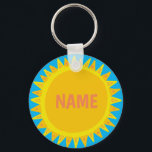 IT Geel zonneschijnlabel voor zonneschijn aanpasse Sleutelhanger<br><div class="desc">Decoreer je outfit met deze coole art sleutelhanger. Het is een geweldig cadeau! U kunt het aanpassen en tekst ook toevoegen. Bekijk mijn winkel voor veel meer kleuren en patronen! Laat me weten of je ook iets op maat wilt.</div>