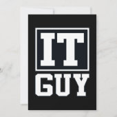 IT Guy Computer Tech Software Programmer Geek Bedankkaart (Voorkant)