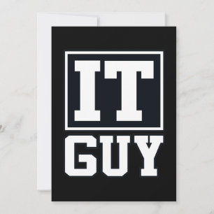 IT Guy Computer Tech Software Programmer Geek Bedankkaart