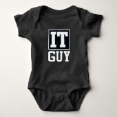 IT Guy Computer Tech Software Programmer Geek Romper (Voorkant)
