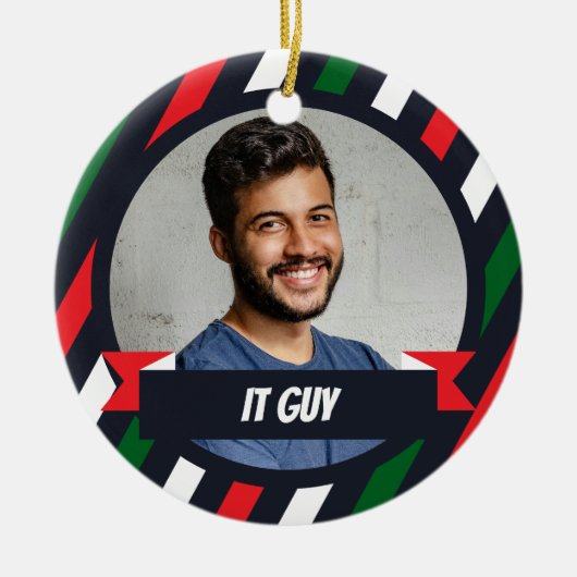 IT GUY -  Office Christmas Tree Ornament (Voorkant)