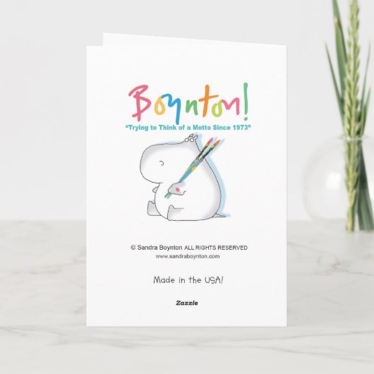 IT HAD TO BE MOO Valentines by Boynton Feestdagen Kaart (Achterkant)