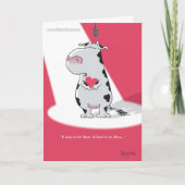 IT HAD TO BE MOO Valentines by Boynton Feestdagen Kaart (Voorkant)