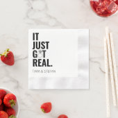 IT HEEFT ALLEMAAL EEN ECHTE AANGEPASTE Verloving N Servet (Insitu)