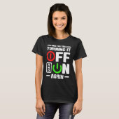 IT helpdesk tekst computer service fix pc T-shirt (Voorkant volledig)