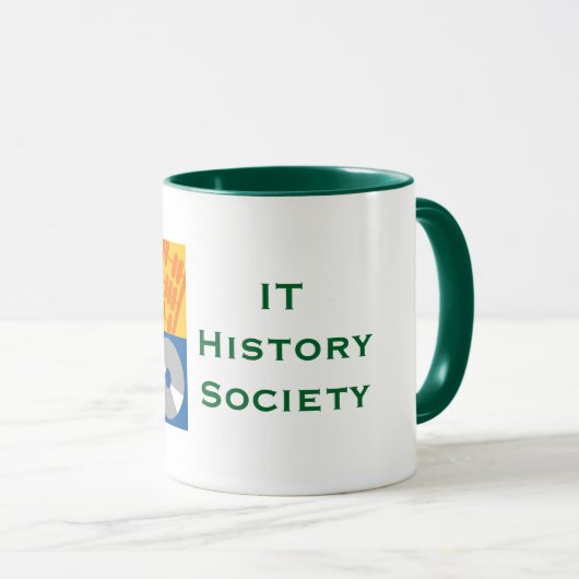 IT History Society 11oz. mok (oorspronkelijke logo (Voorkant rechts)