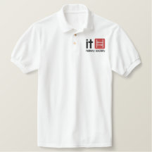 IT History Society golf shirt (PCB-logo)