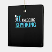 IT Ik ga Kayaking Keramisch Ornament (Links)
