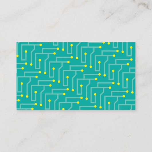 IT Informatietechnologie Consultant Visitekaartje (Achterkant)