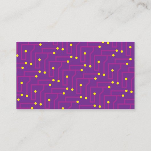 IT Informatietechnologie Consultant Visitekaartje (Achterkant)